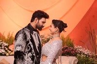 Bellamkonda Sai Sreenivas Kavya Reddy Wedding Reception Photos